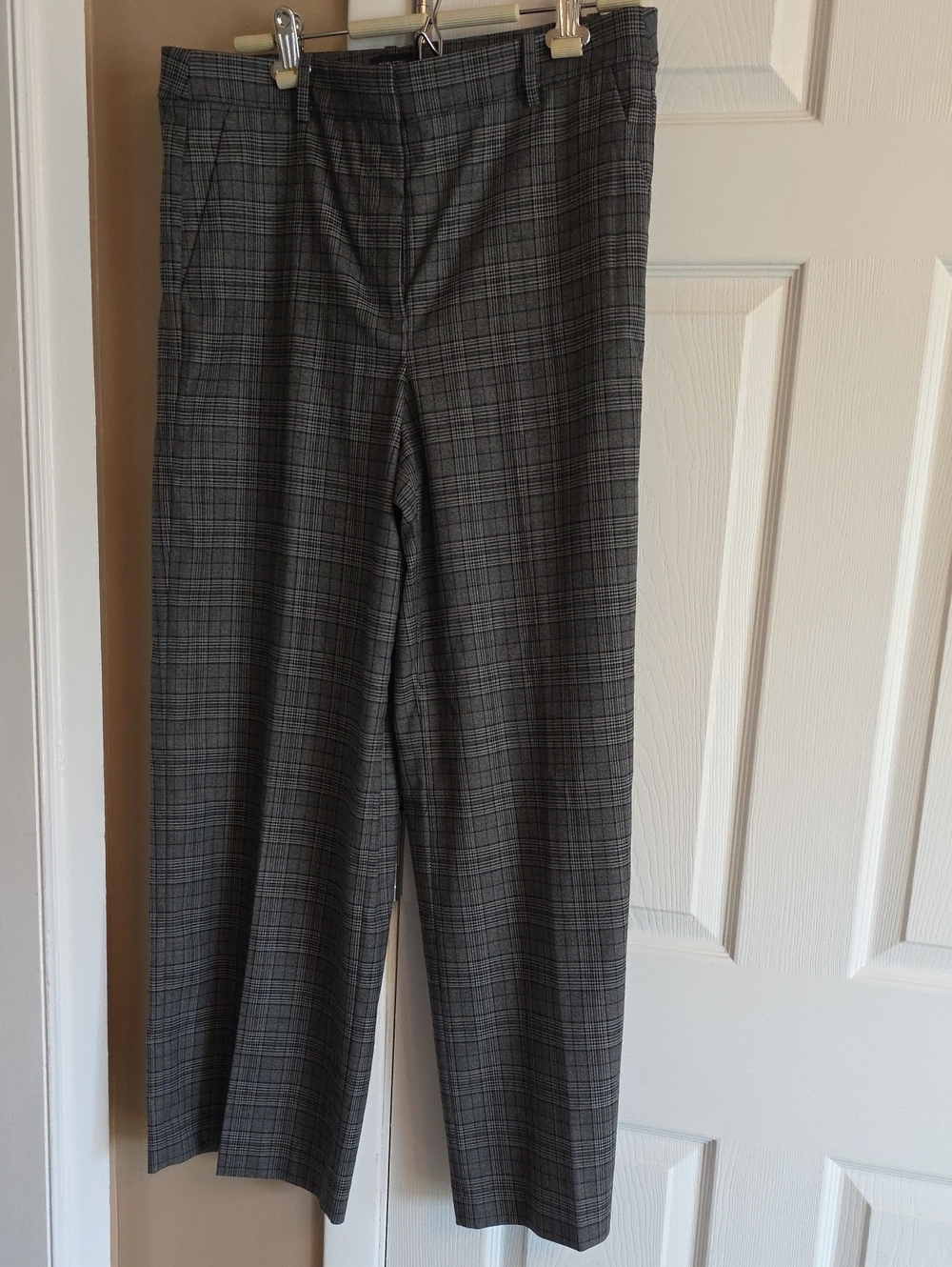 J. Crew Women’s Gray Plaid Dress Trousers, Size 12, BNWT